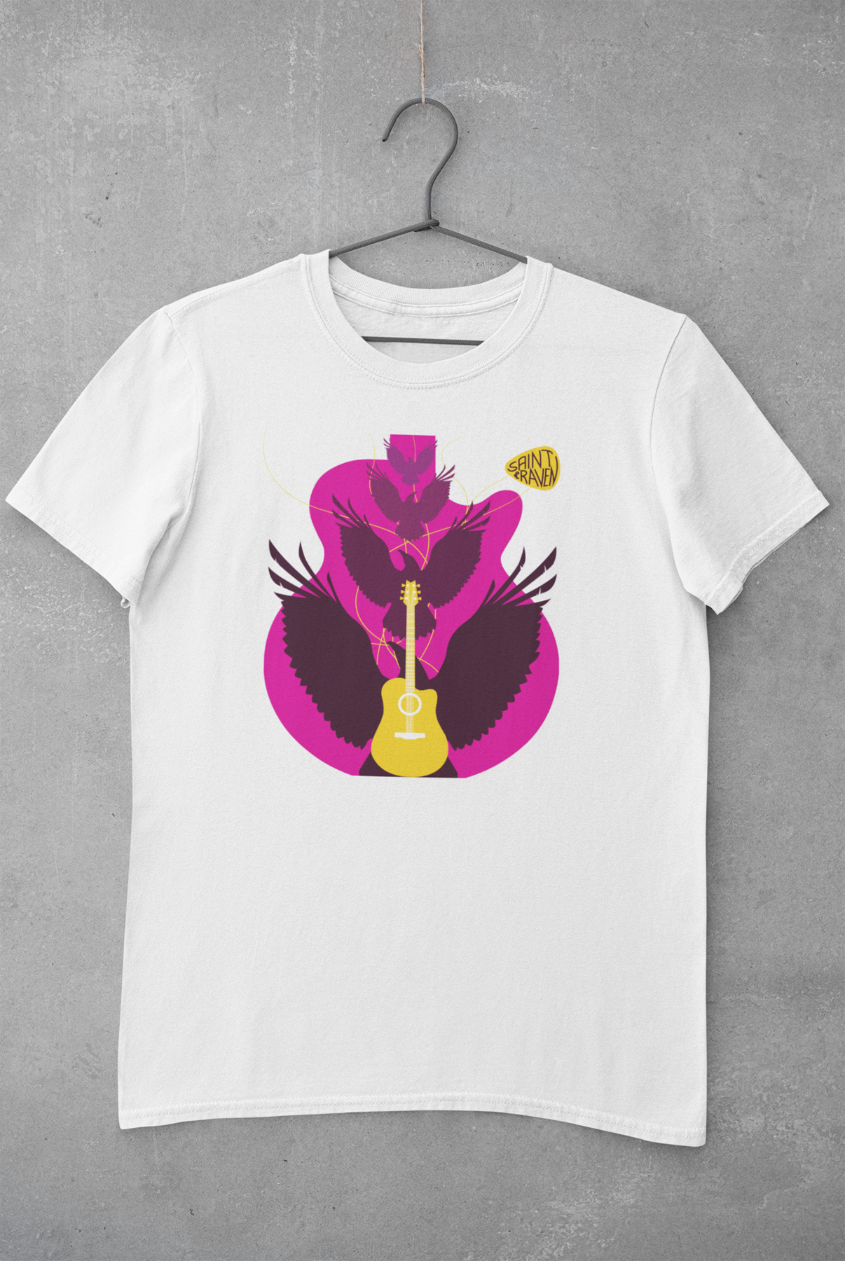 Guitar and Raven T-Shirt