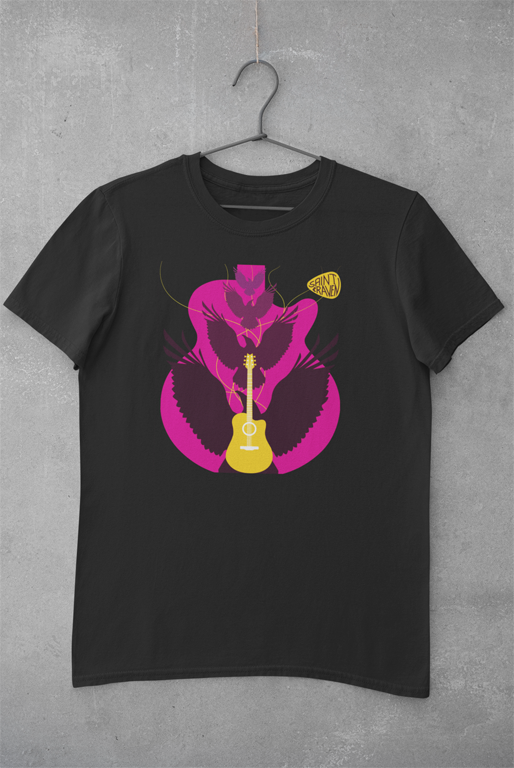 Guitar and Raven T-Shirt