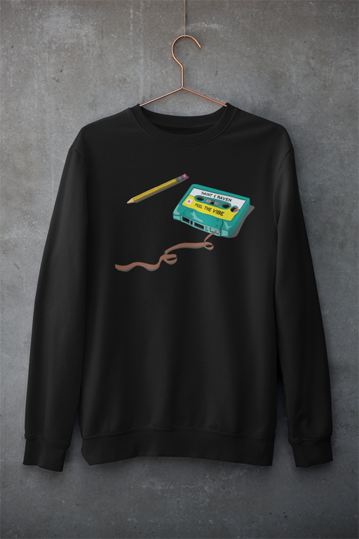 Cassette and Pencil Sweatshirt