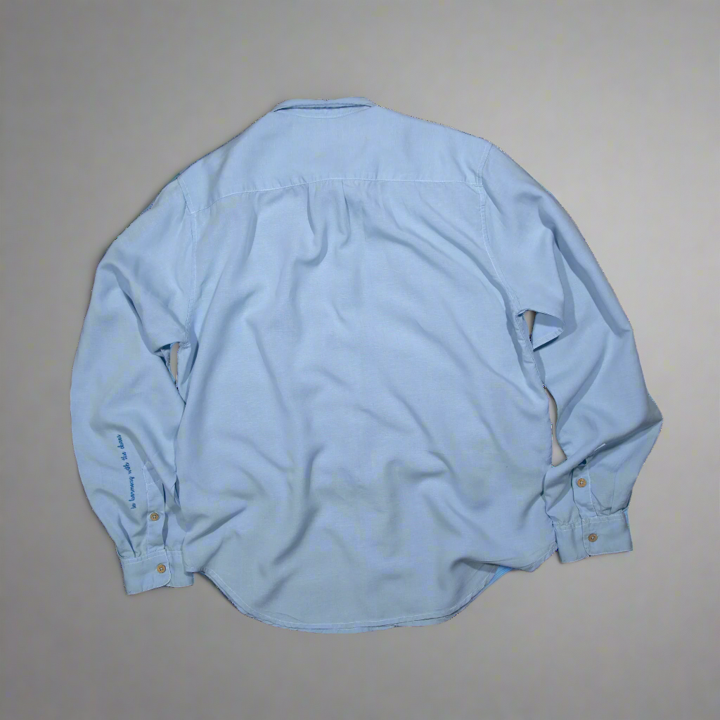 Sky Tencel Lyocell Linen Shirt