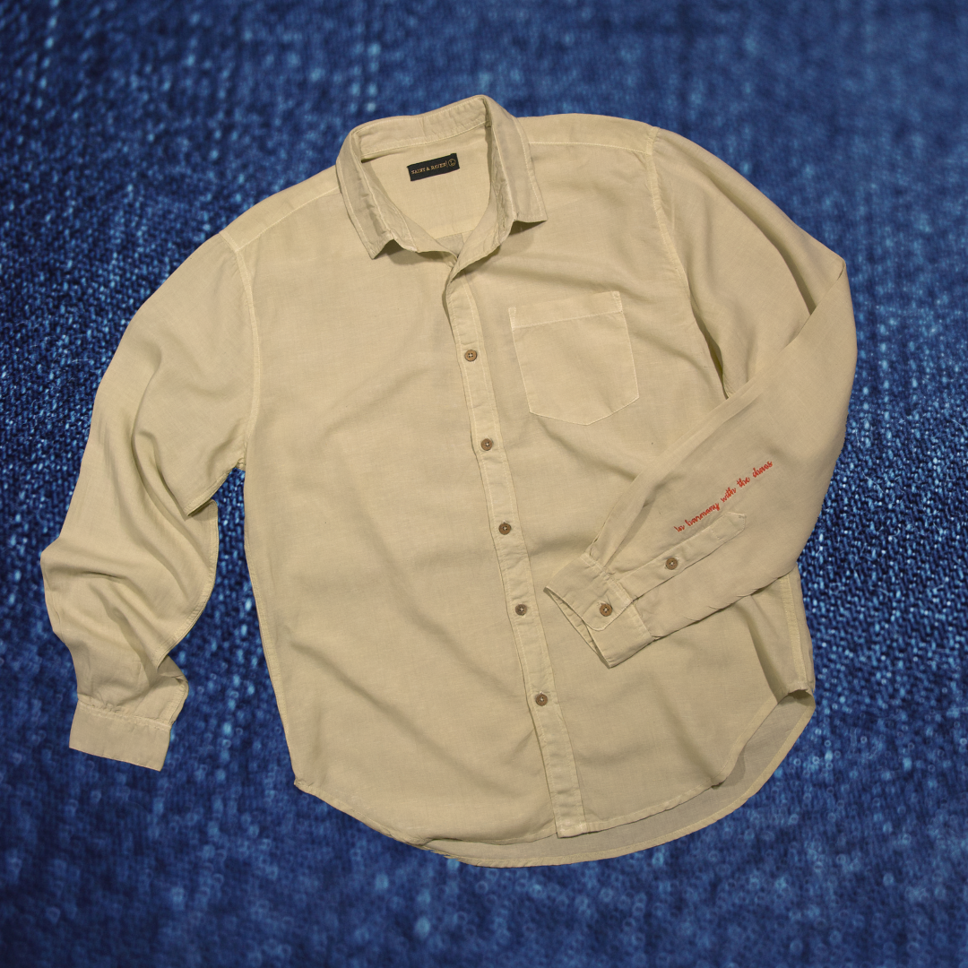 Sand Tencel Lyocell Linen Shirt
