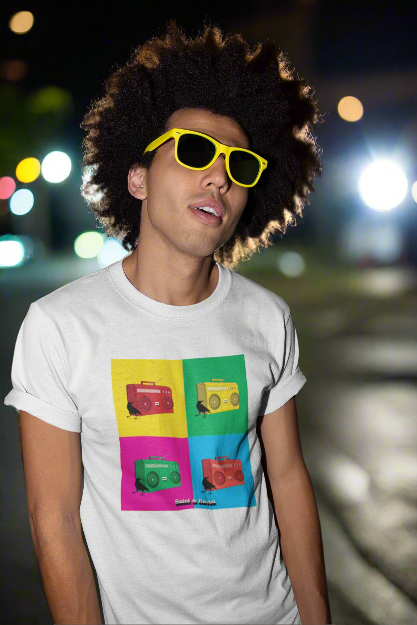 Raven and Boombox T-Shirt